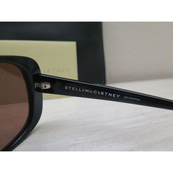 Stella McCartney SC0092S 001 Women's Black/Silver Mirror Lens Sunglasses - Picture 6 of 12